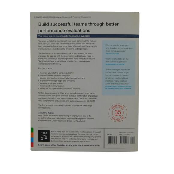 The Performance Appraisal Handbook 2007 Legal and Practical Rules for Managers - Picture 2 of 7